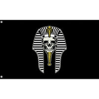 Egyptian Pharaoh Skull Flag |