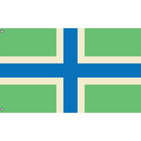 The Severn Cross, the County Flag of Gloucestershire - Flag Republic
