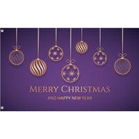 Golden Decoration Christmas Flag - Flag Republic