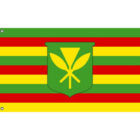 Kanaka Maoli Flag, Unofficial Hawaii Flag - Flag Republic