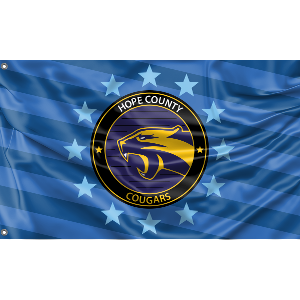 Hope County Cougars Flag