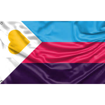 Tricolor Polyamory Pride Flag