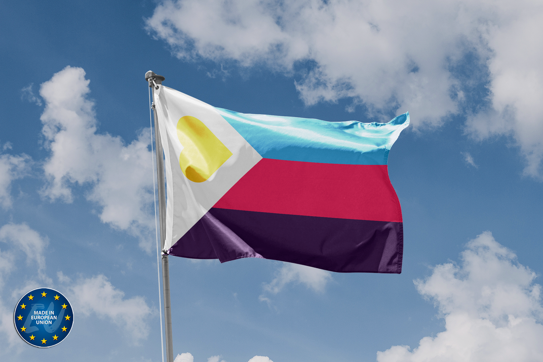 Tricolor Polyamory Pride Flag