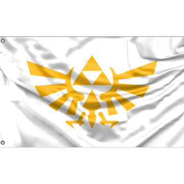 Zelda Inspired Hyrule Crest Flag