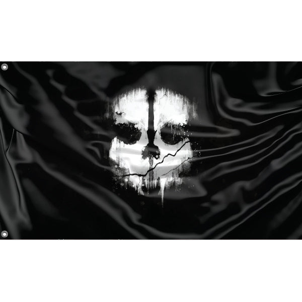 COD Ghost Mask Flag