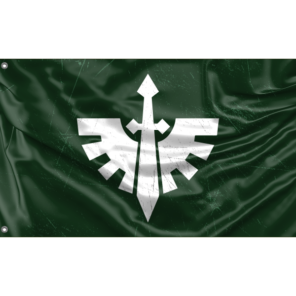 Warhammer Inspired Dark Angels Flag