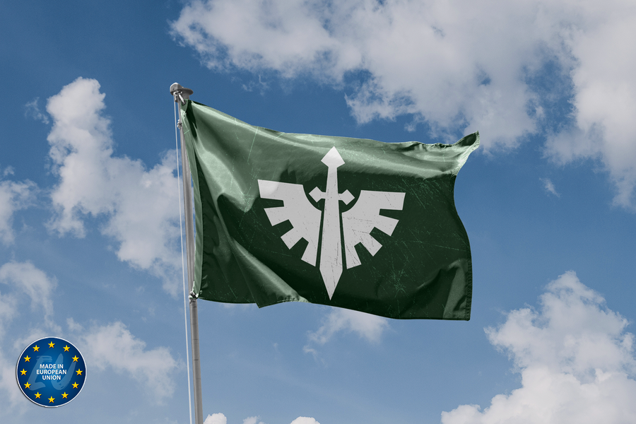 Warhammer Inspired Dark Angels Flag