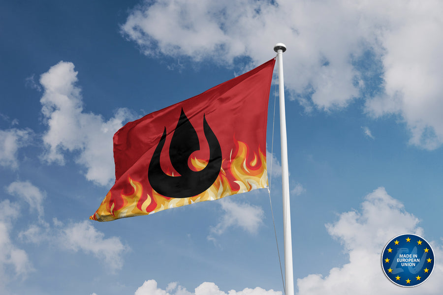 Avatar Inspired Fire Nation Flag