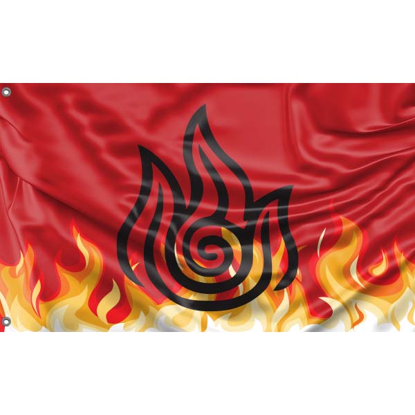 Avatar Inspired Fire Nation Flag II