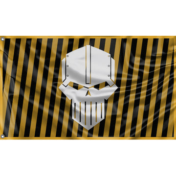 Warhammer Inspired Iron Warriors Flag