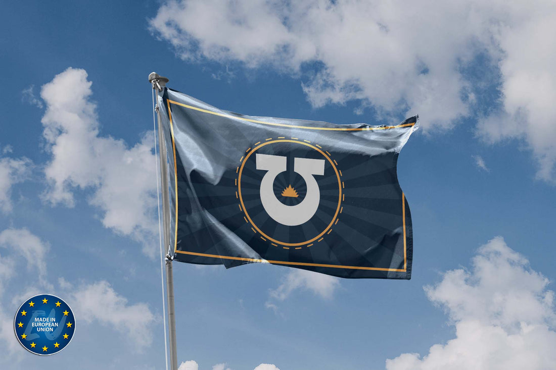 Warhammer Inspired Ultramarines Flag