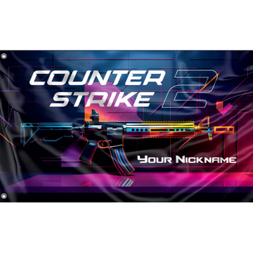 Counter Strike 2 Your Nickname Gun Flag