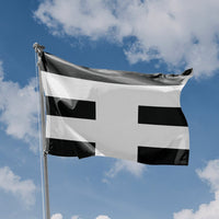 Black And White Flag