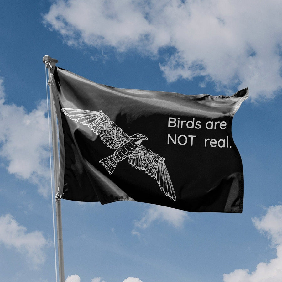 Birds Are Not Real Flag