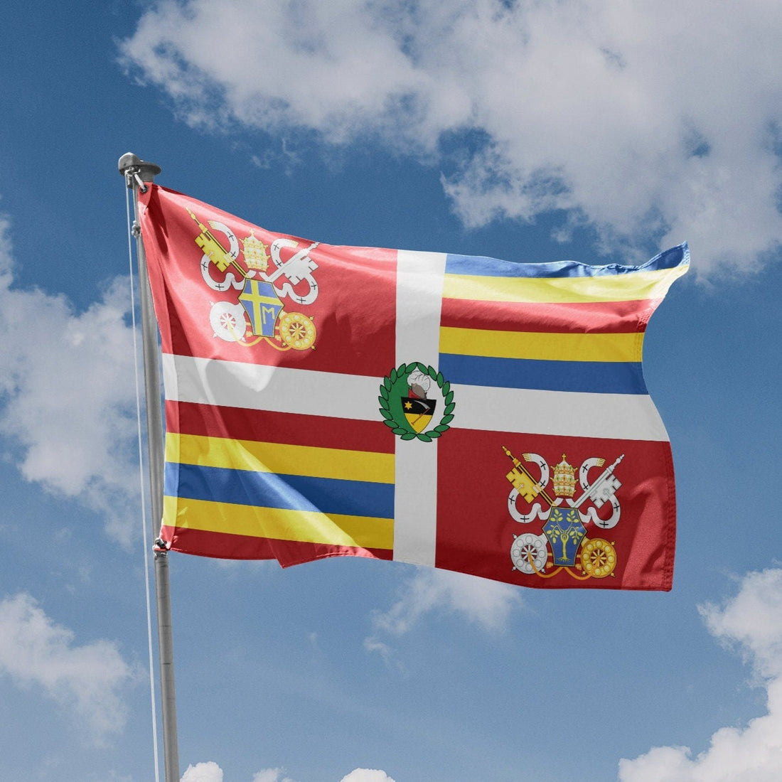 Bandera Guardia Vatica JP II, Swiss Guard Flag