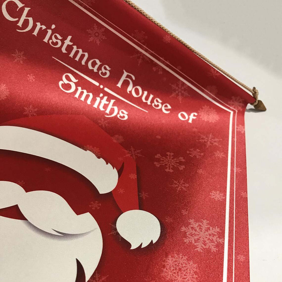 Christmas Banner with Family Name