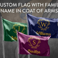 Personalized Custom Flag with Family Name