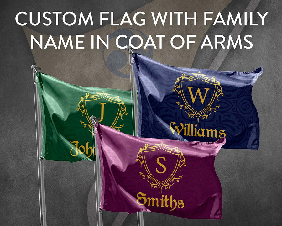 Personalized Custom Flag with Family Name