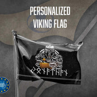 Personalized Viking Flag with Your Text