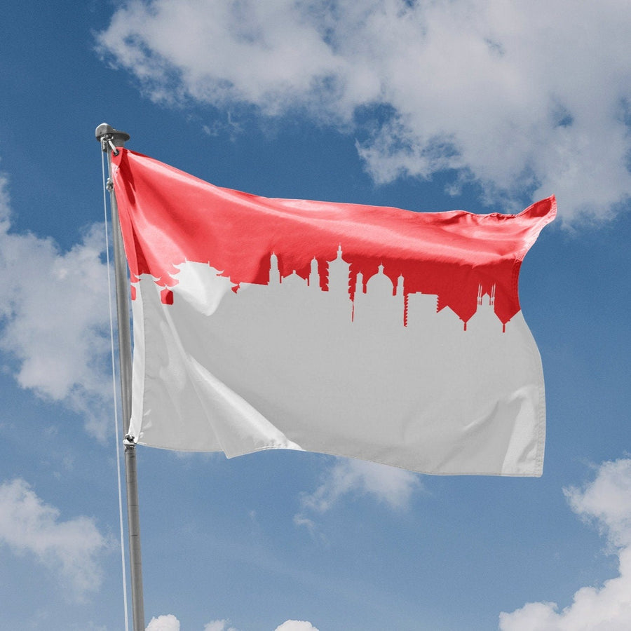 Semarang Skyline Flag - Flag Republic