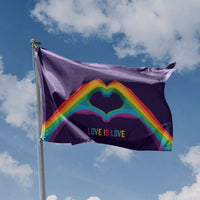 LGBT Pride Love Is Love Flag