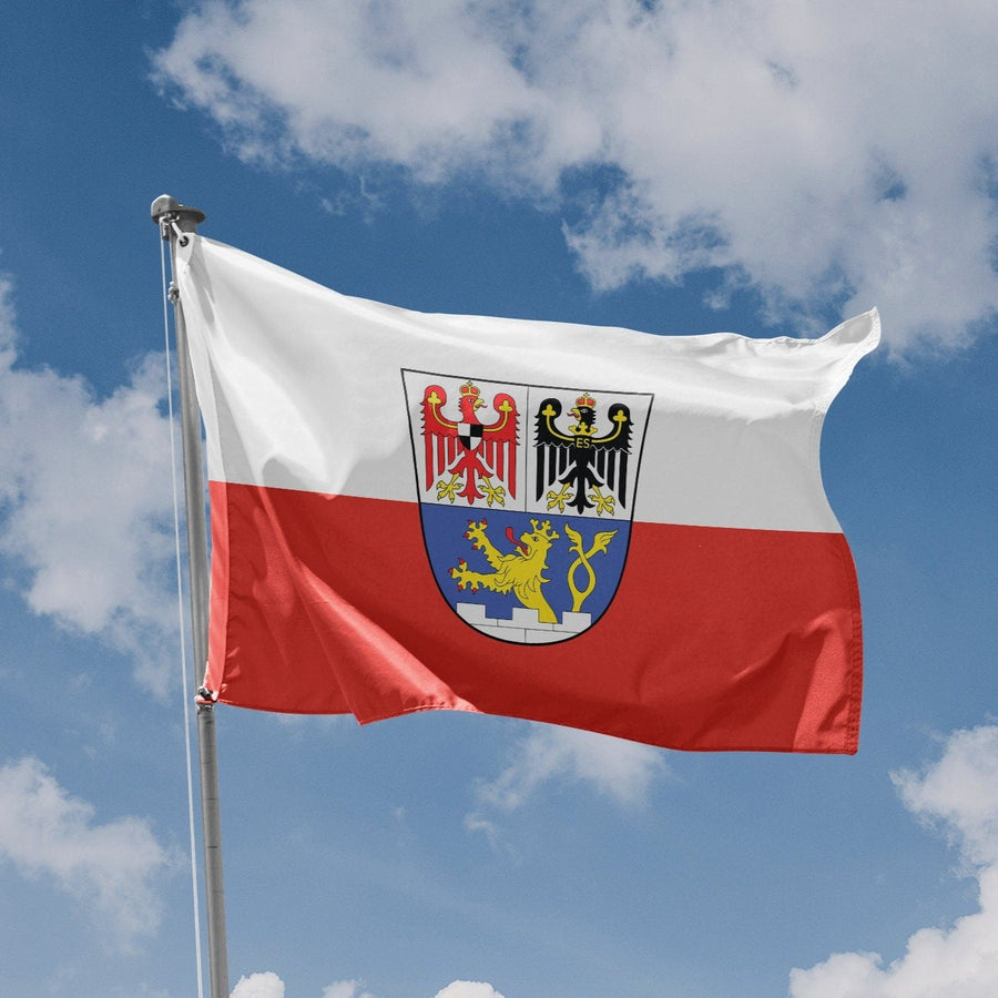 Erlangen, Bavaria, Germany Flag