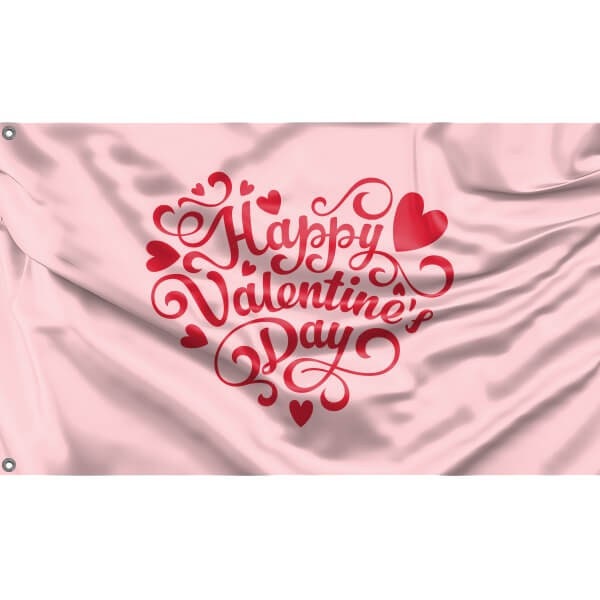 Saint Valentine's Day Flag