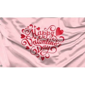 Saint Valentine's Day Flag