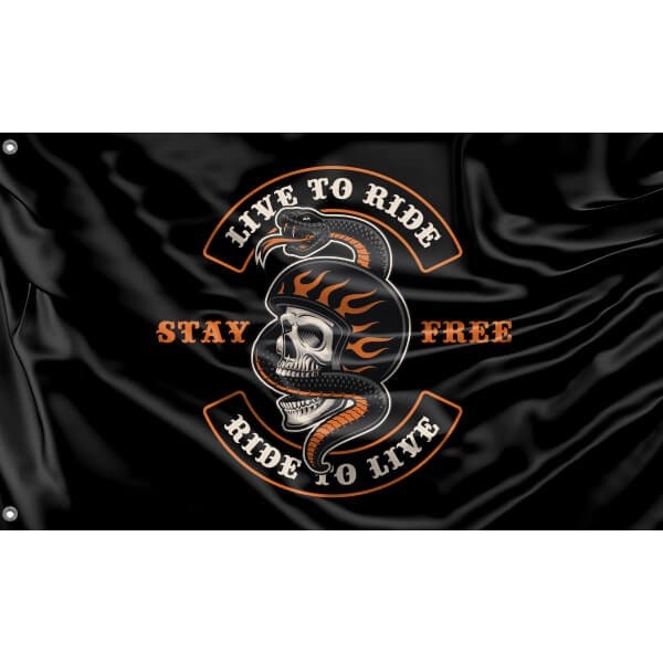 Ride to Live Biker Flag III