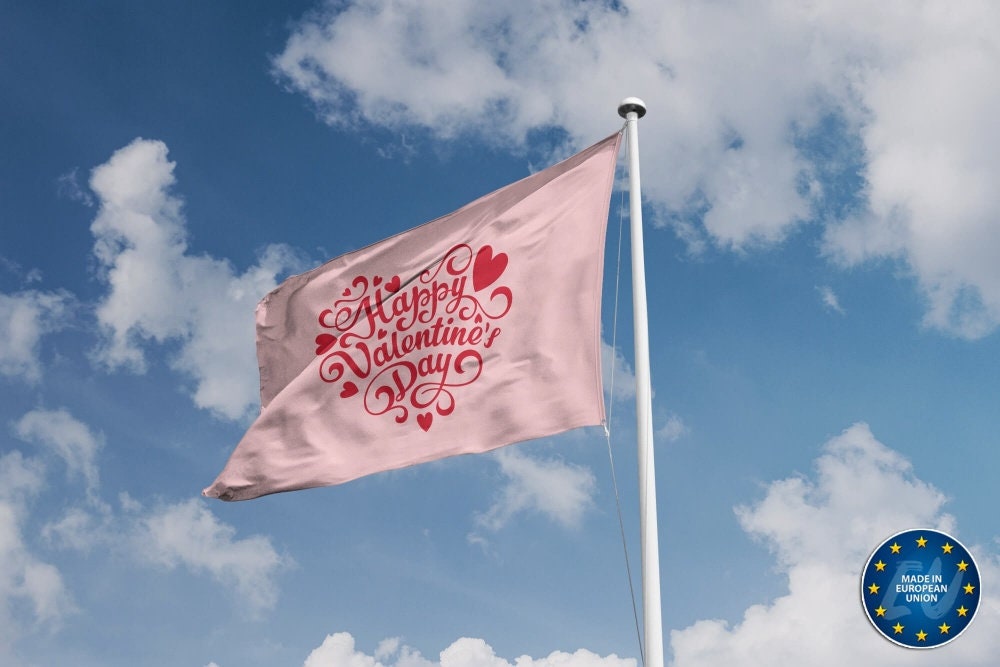 Saint Valentine's Day Flag