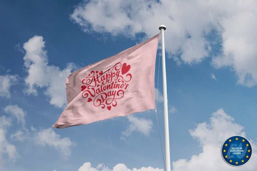 Saint Valentine's Day Flag