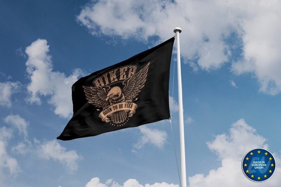 Born To Be Free Biker Flag V - Flag Republic