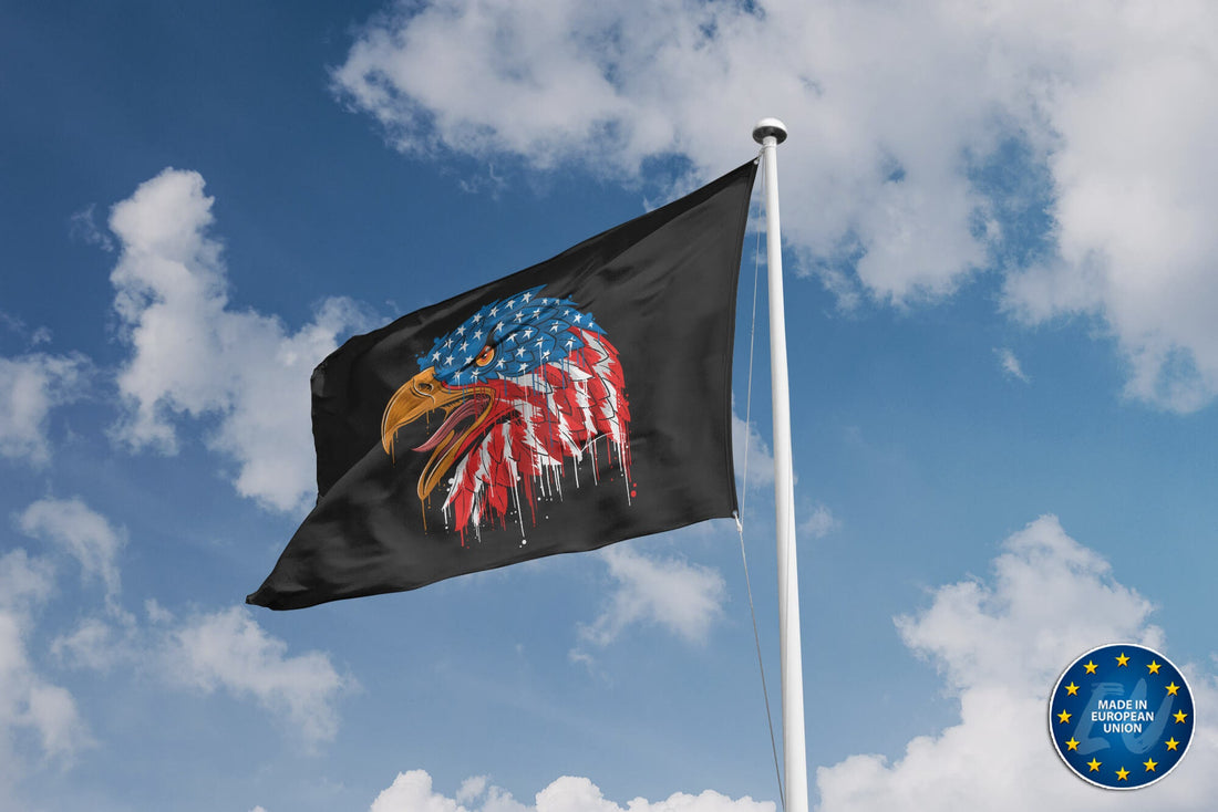 Patriotic American Eagle Flag - Flag Republic