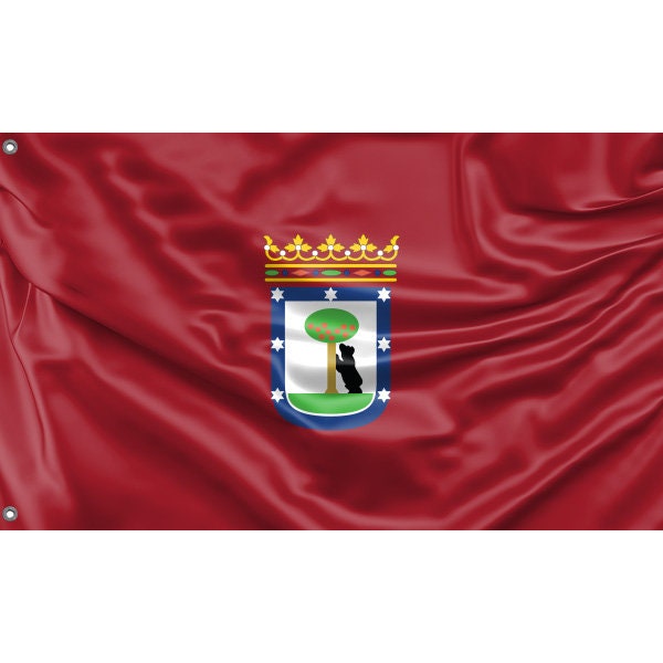 Madrid City Flag - Flag Republic