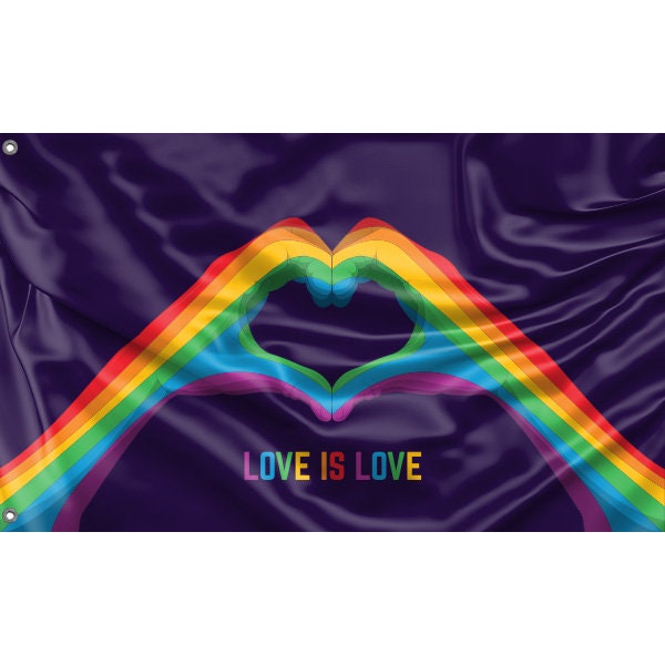 LGBT Pride Love Is Love Flag