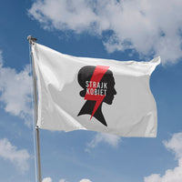 White Strajk Kobiet Flag