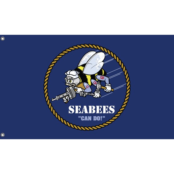 U.S. Navy SeaBees Flag