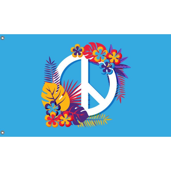 Peace Sign Flag III