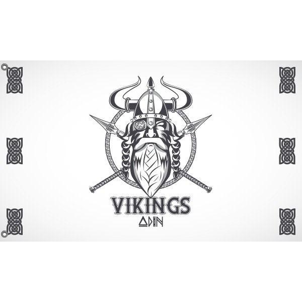 Odin Viking Flag