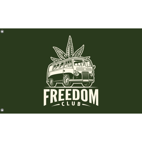 Weed Freedom Club Flag