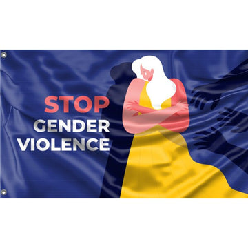 Stop Gender Violence Flag - Flag Republic