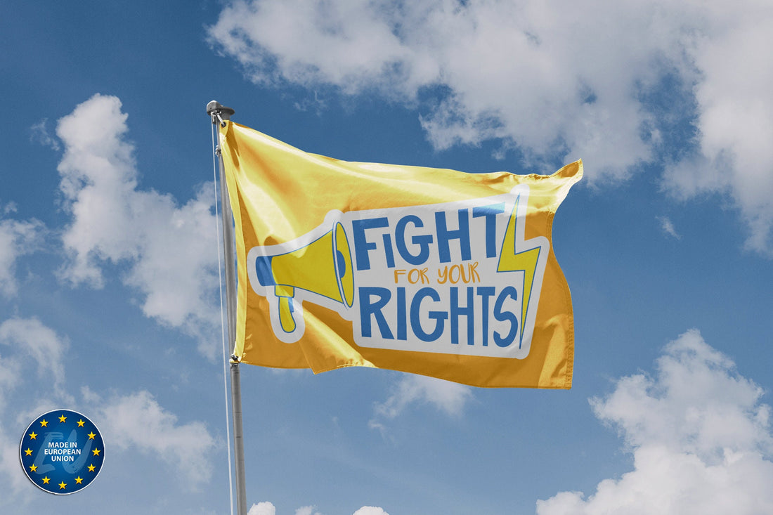 Fight For Your Rights Yellow Flag