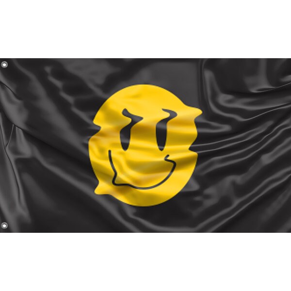 Wrinkle Smiley Face Flag - Flag Republic