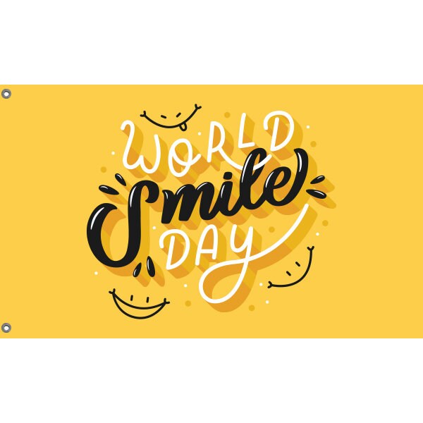 World Smile Day Flag