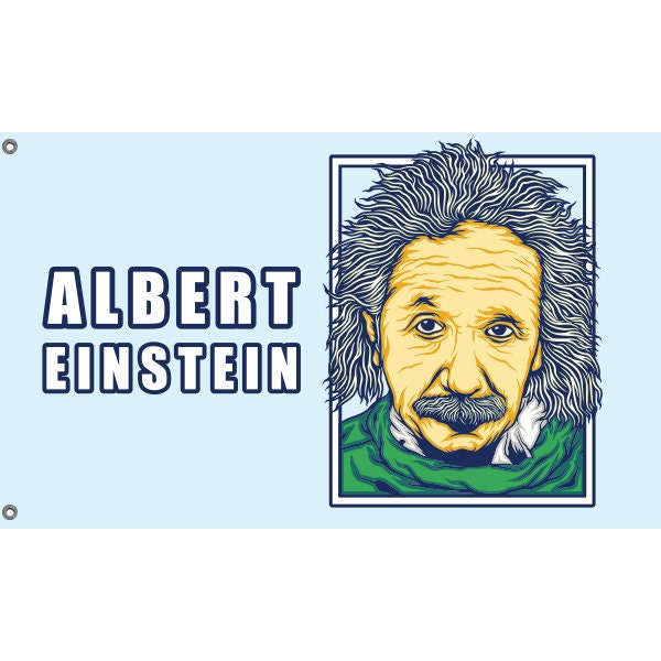 Albert Einstein Flag - Flag Republic