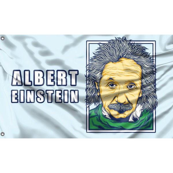 Albert Einstein Flag - Flag Republic