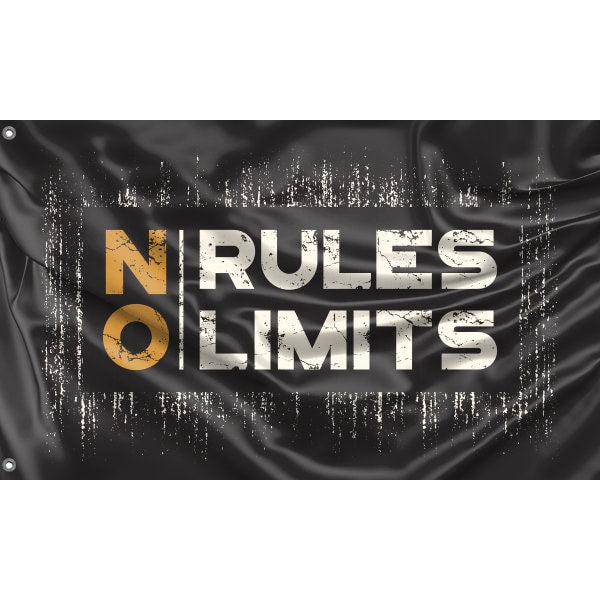 No Rules No Limits Flag