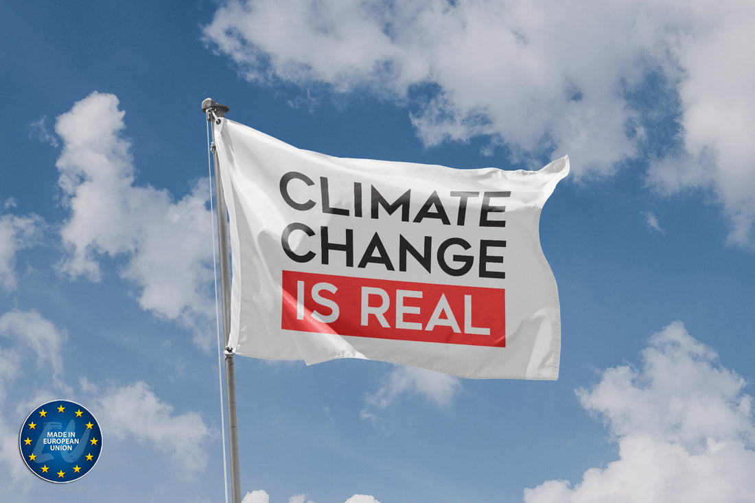 Climate Change Is Real Flag