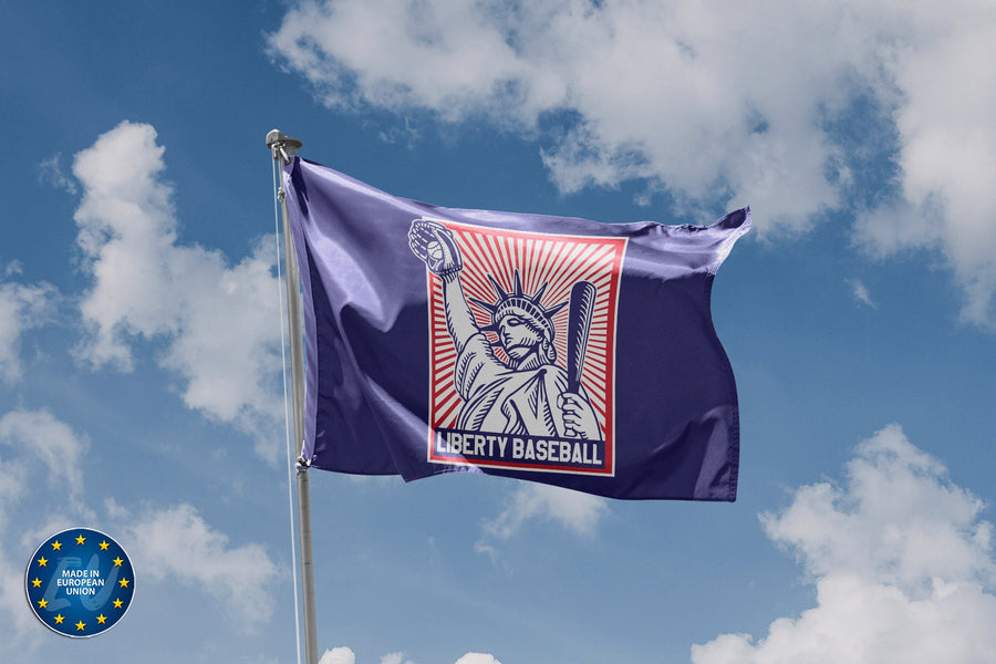 Liberty Baseball Flag