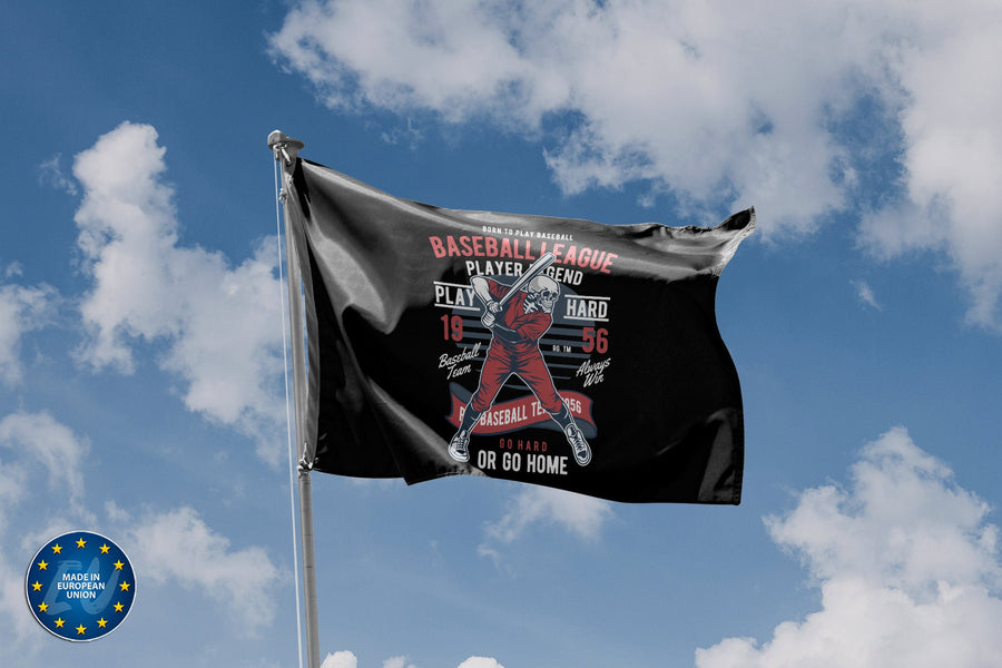 Baseball League Flag